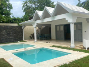 3 bedrooms house with private pool enclosed garden and wifi at Las Terrenas 2 km away from the beach